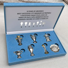 Load image into Gallery viewer, Pep Guardiola Honours Box – The Complete City Trophy Collection
