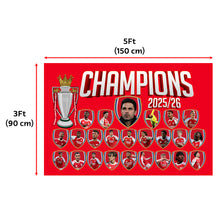 Load image into Gallery viewer, Arsenal PL Champions Flag