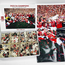 Load image into Gallery viewer, Arsenal: Champions of England — 1,000 Piece Wooden Jigsaw Puzzle