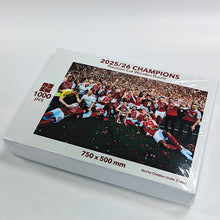 Load image into Gallery viewer, Arsenal: Champions of England — 1,000 Piece Wooden Jigsaw Puzzle