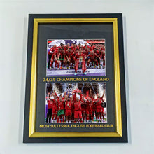 Load image into Gallery viewer, 2024_25 Champions of England Framed Picture!