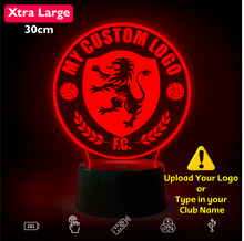 Load image into Gallery viewer, My Football Club Crest - 3D Night Lamp