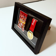 Load image into Gallery viewer, Arsenal 2025/26 Champions Medal and Squad Art Shadow Box Frame
