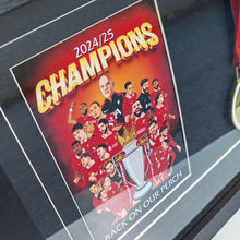 Load image into Gallery viewer, CHAMPIONS WINNERS MEDAL + FRAMED PICTURE

