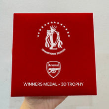 Load image into Gallery viewer, PL Winners Medal + 3D Trophy + Velvet Box [PL3]
