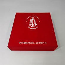 Load image into Gallery viewer, PL Winners Medal + 3D Trophy + Velvet Box [PL3]
