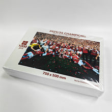 Load image into Gallery viewer, Arsenal: Champions of England — 1,000 Piece Wooden Jigsaw Puzzle
