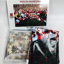Load image into Gallery viewer, Arsenal: Champions of England — 1,000 Piece Wooden Jigsaw Puzzle
