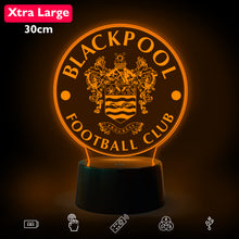 Load image into Gallery viewer, My Football Club Crest  ~ 3D Night Lamp - CHAMPIONSHIP
