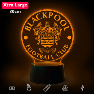 My Football Club Crest  ~ 3D Night Lamp - CHAMPIONSHIP