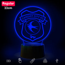 Load image into Gallery viewer, My Football Club Crest  ~ 3D Night Lamp - CHAMPIONSHIP
