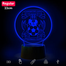 Load image into Gallery viewer, My Football Club Crest  ~ 3D Night Lamp - CHAMPIONSHIP
