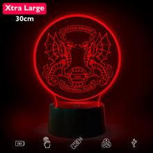 Load image into Gallery viewer, My Football Club Crest  ~ 3D Night Lamp - LEAGUE 2
