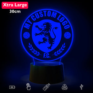 My Football Club Crest - 3D Night Lamp