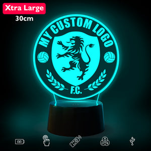 My Football Club Crest - 3D Night Lamp