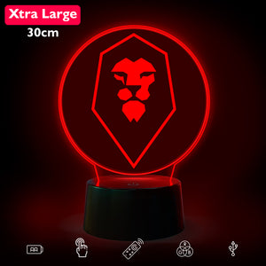 My Football Club Crest  ~ 3D Night Lamp - LEAGUE 2